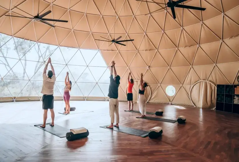 Un spațiu de yoga memorabil